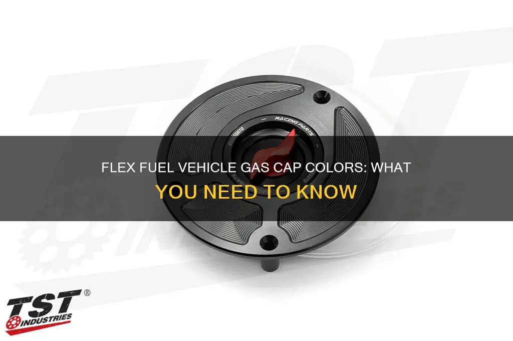 what color gas cap do flex fuel vehicle use