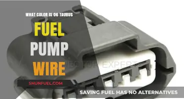 Identifying the Correct Color for 06 Taurus Fuel Pump Wire