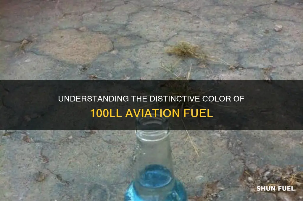 what color is 100ll fuel