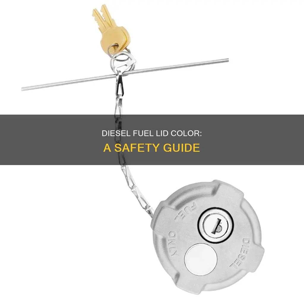what color is diesel fuel lid