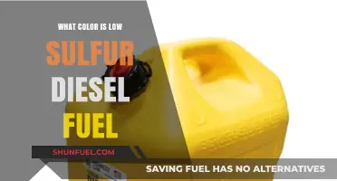 The Distinctive Color of Low-Sulfur Diesel Fuel