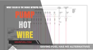 Dodge Intrepid Fuel Pump Hot Wire Color Identification Guide