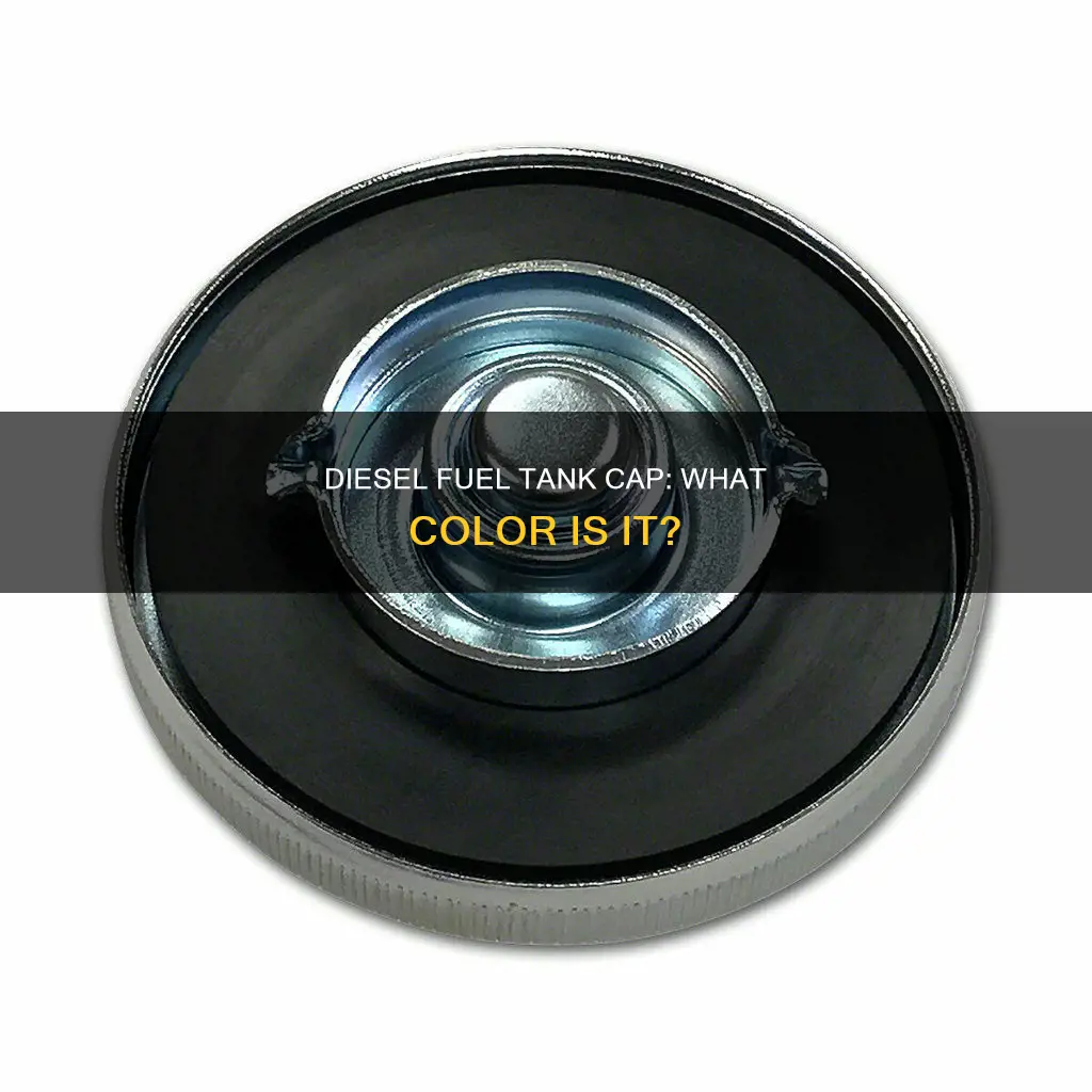 what color is the fuel tank cap for diesel gas