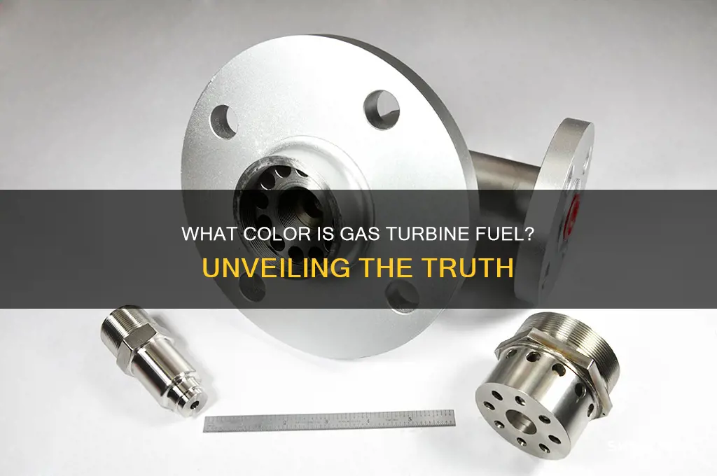 what color is the fuel used on gas turbines