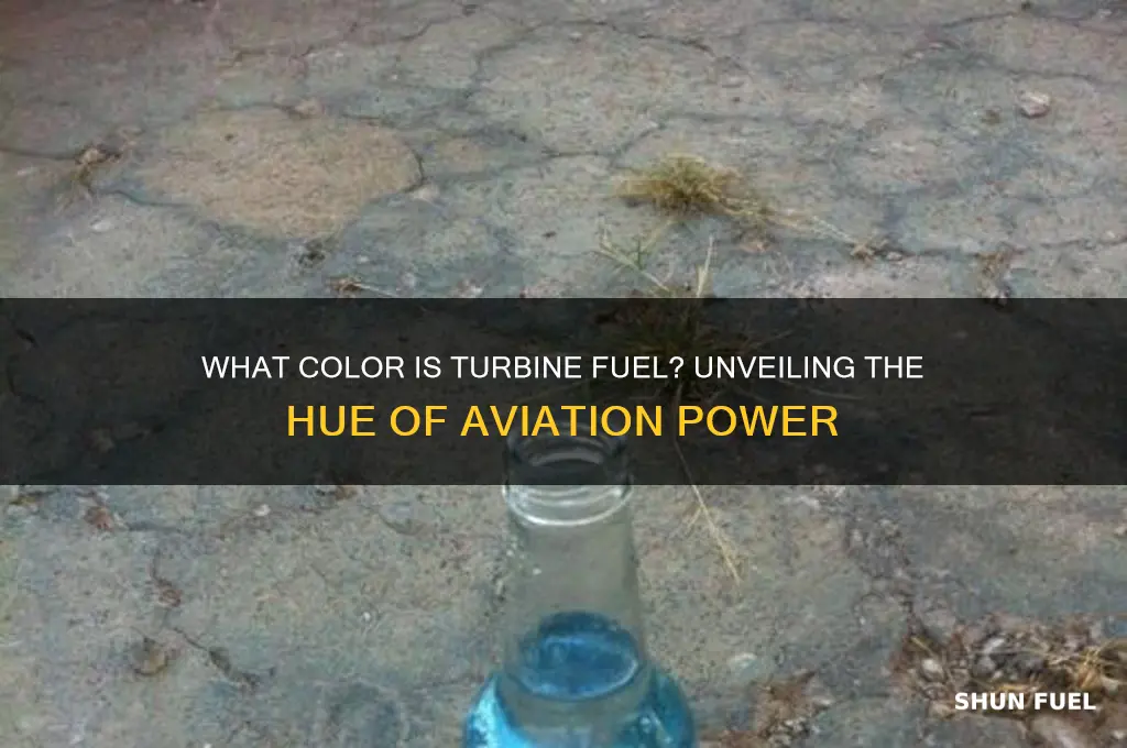 what color is turbine fuel
