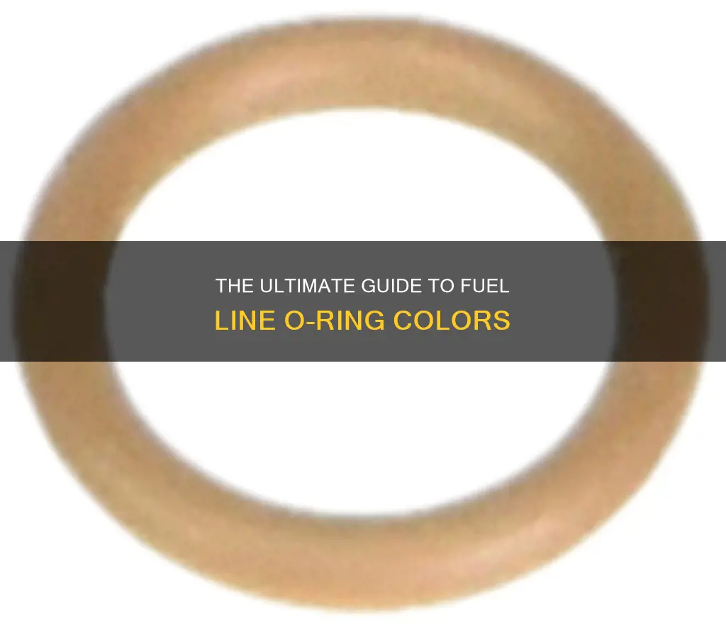 what color o ring is used for fuel line