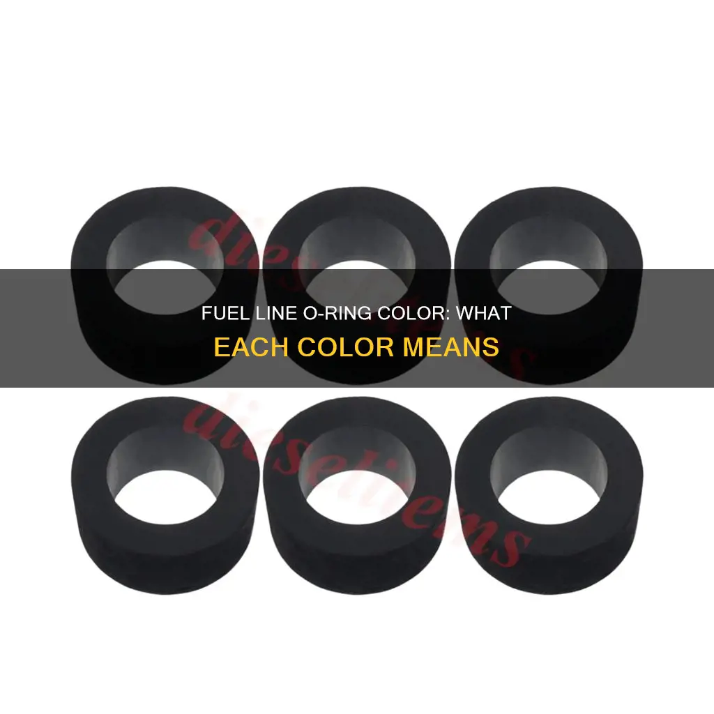what color o ring is used for fuel line