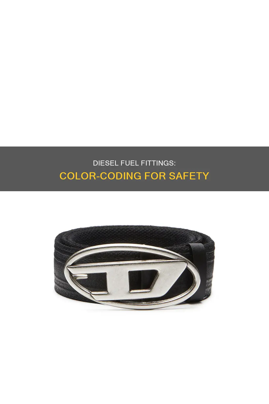 what color tape goes on diesel fuel fittings