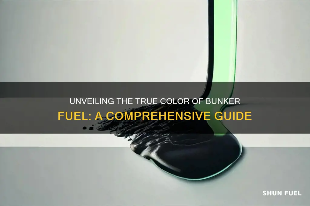 what colour is bunker fuel