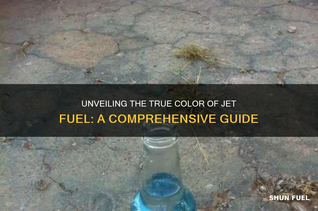what colour is jet fuel