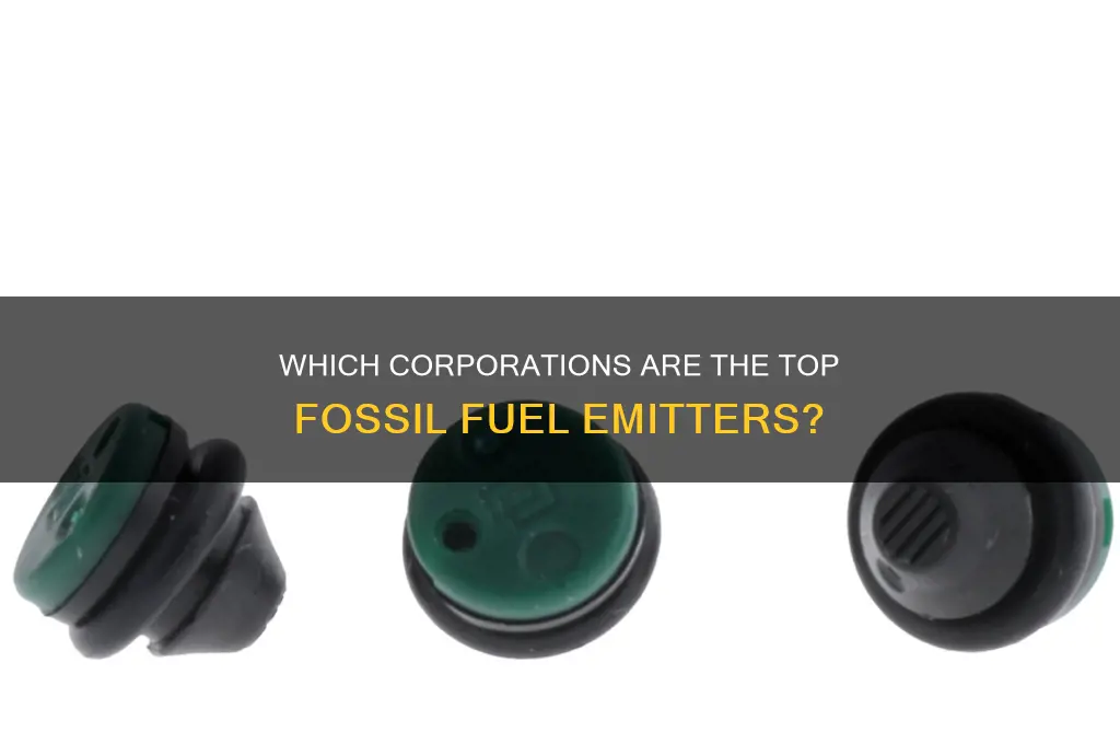 what companies emit the most fossil fuels