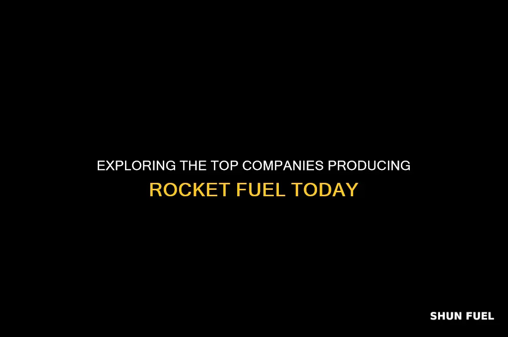 what companies make rocket fuel