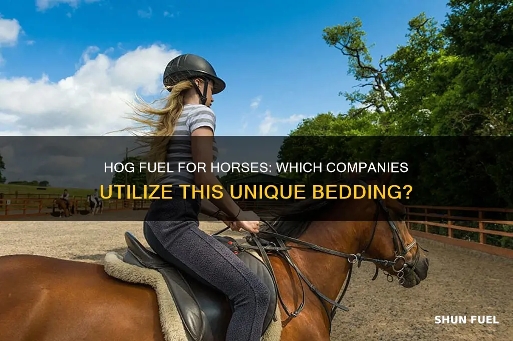 what companies use hog fuel for horses