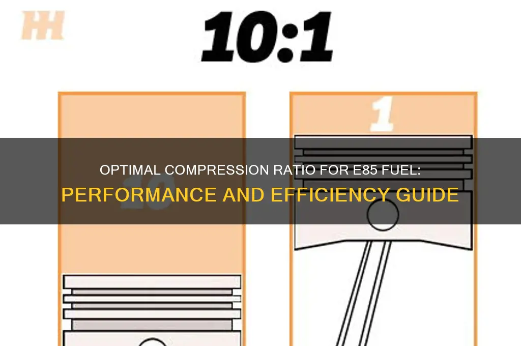 what compression ratio can i run on e85 fuel