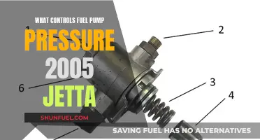 Fuel Pump Pressure Control in 2005 Jettas