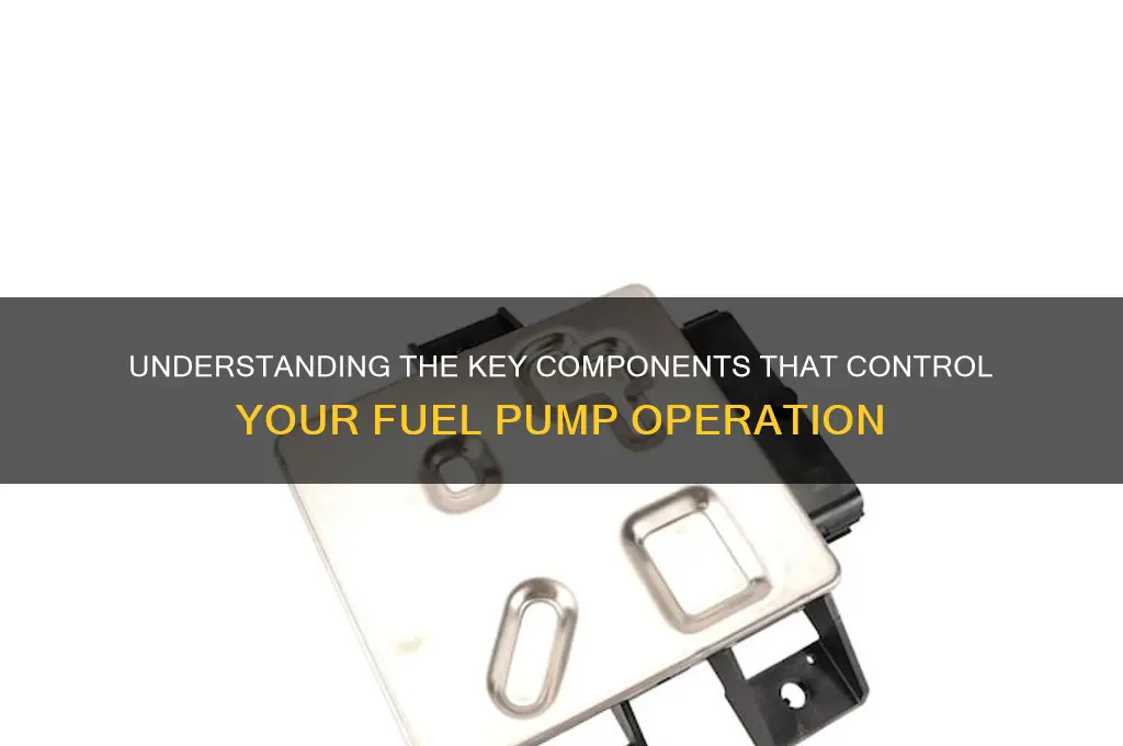 what controls fuel pump