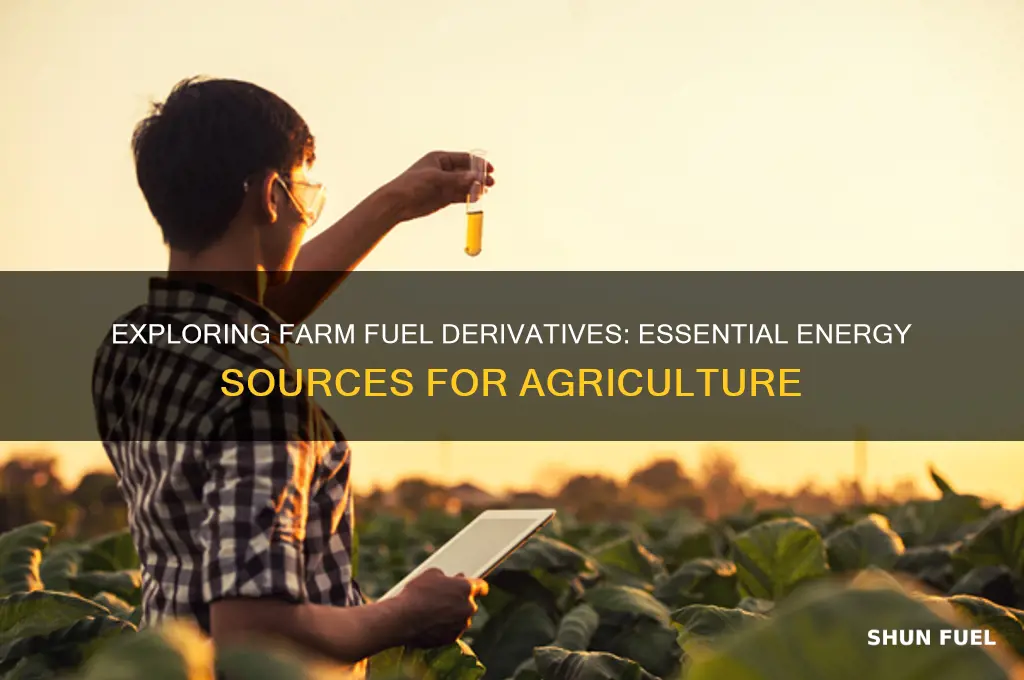 what derivatives of fuel are used on farms