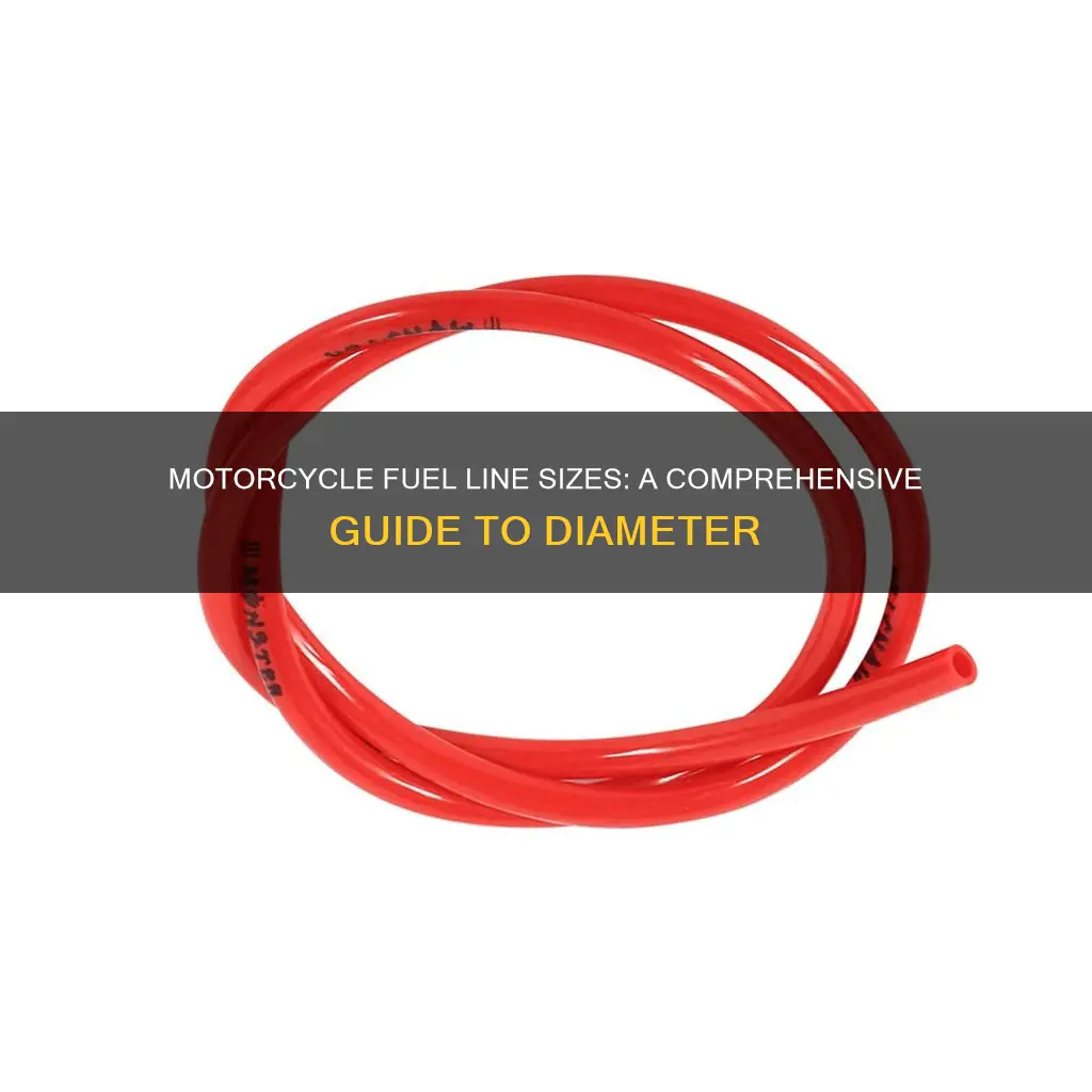 what diameter are motorcycle fuel lines