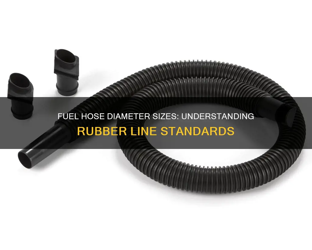 what diameter do rubber fuel line hoses come in
