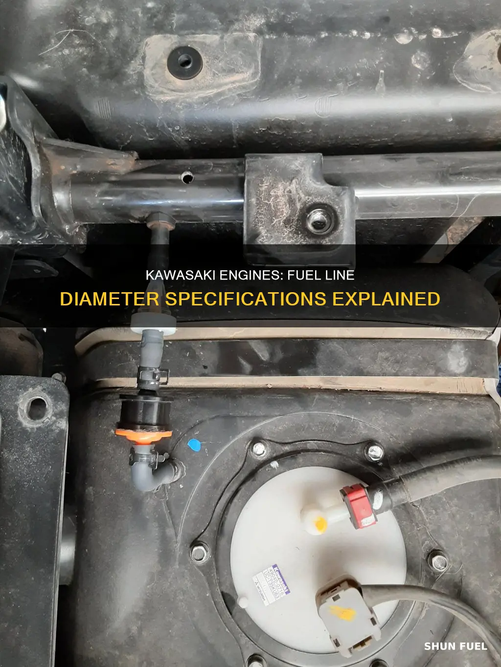 what diameter fuel line do kawasaki engines use