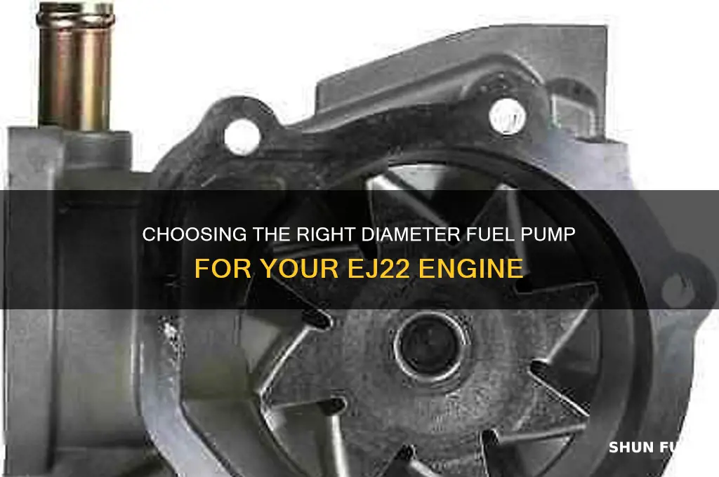 what diameter fuel pump for ej22
