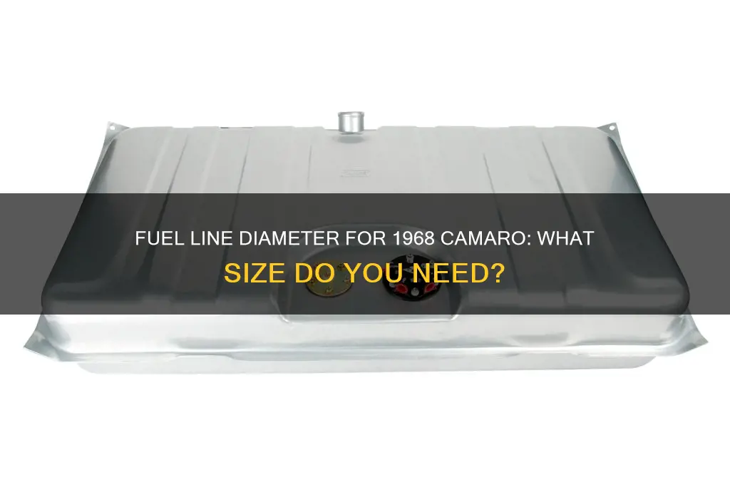 what diameter is fuel line for 68 camaro