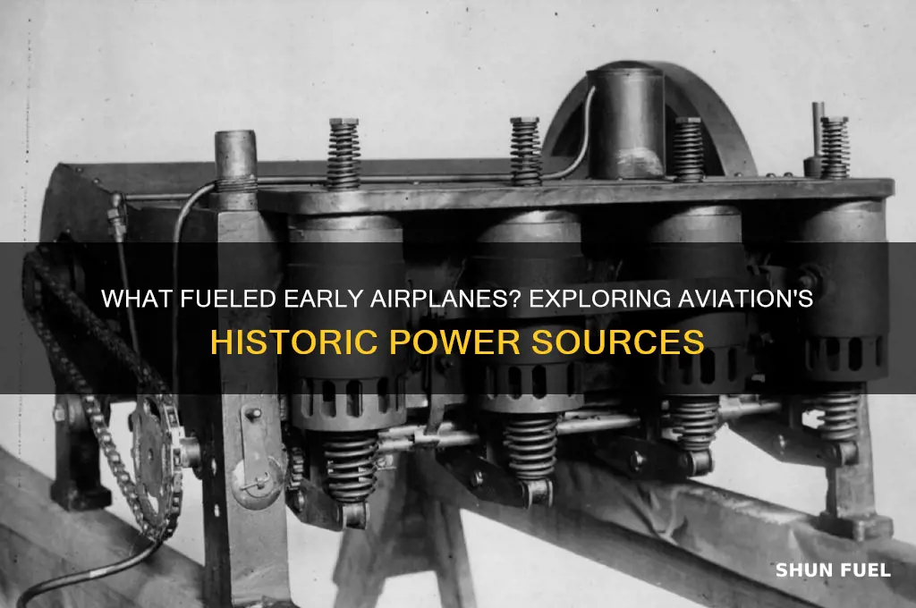 what did aeroplane use as fuel