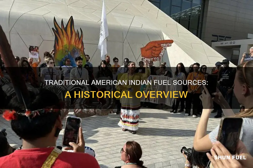 what did american indians use for fuel