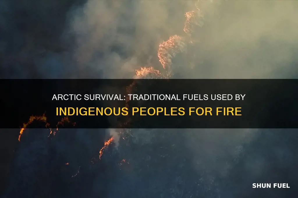 what did arctic people use for fuel for fire