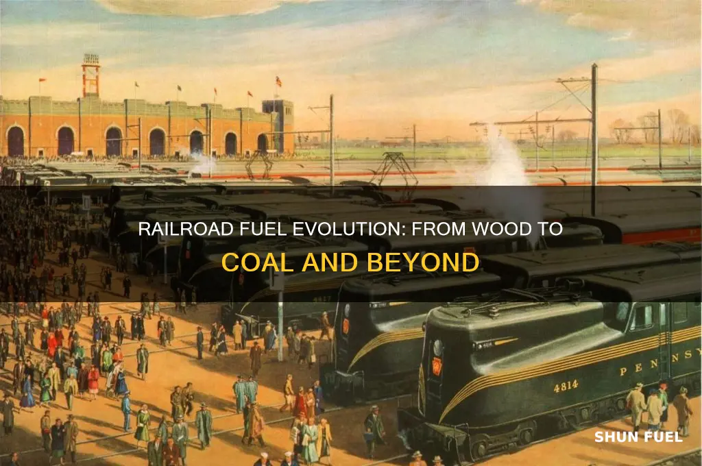 what did railroads use for fuel