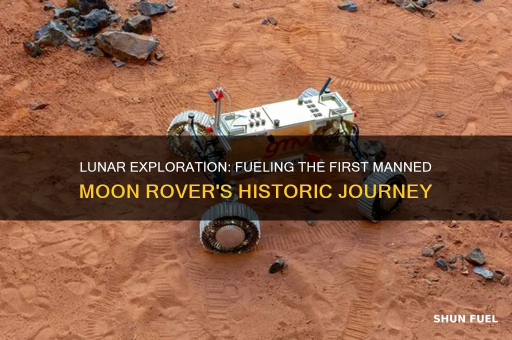 what did the first manned moon rover use as fuel