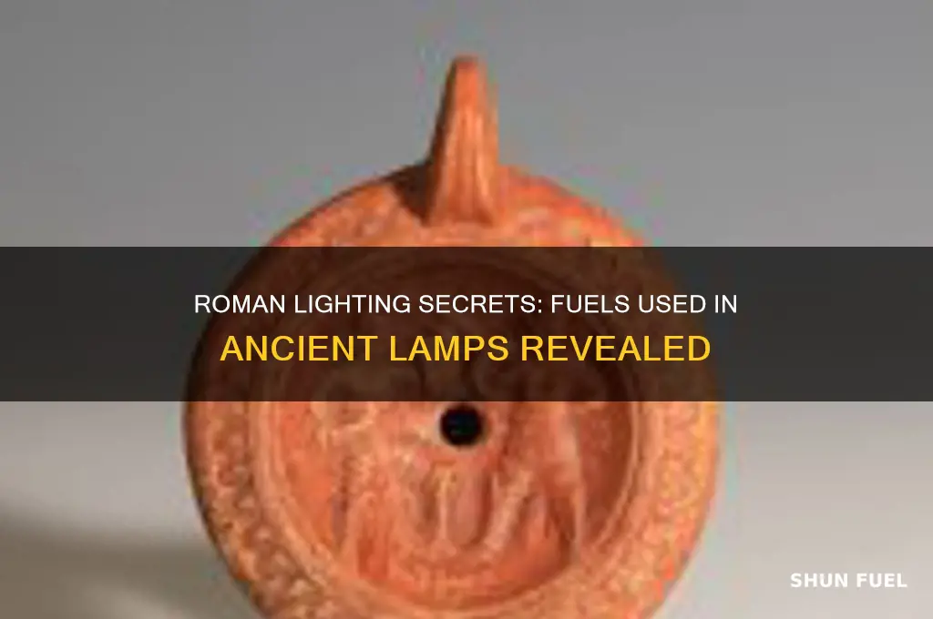 what did the romans use to fuel their lamps
