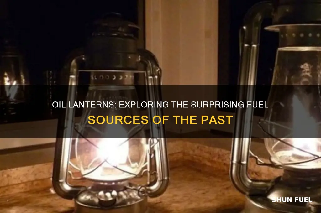 what did they use for fuel in oil lanterns
