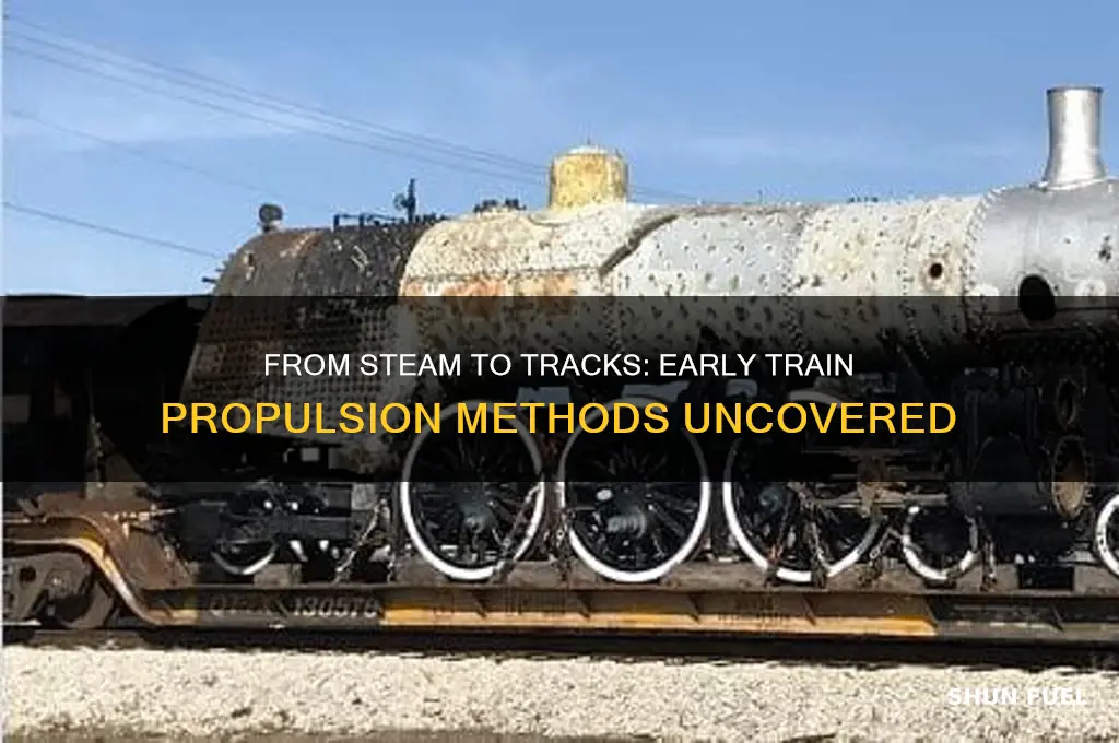 what did trains use to move before fuel