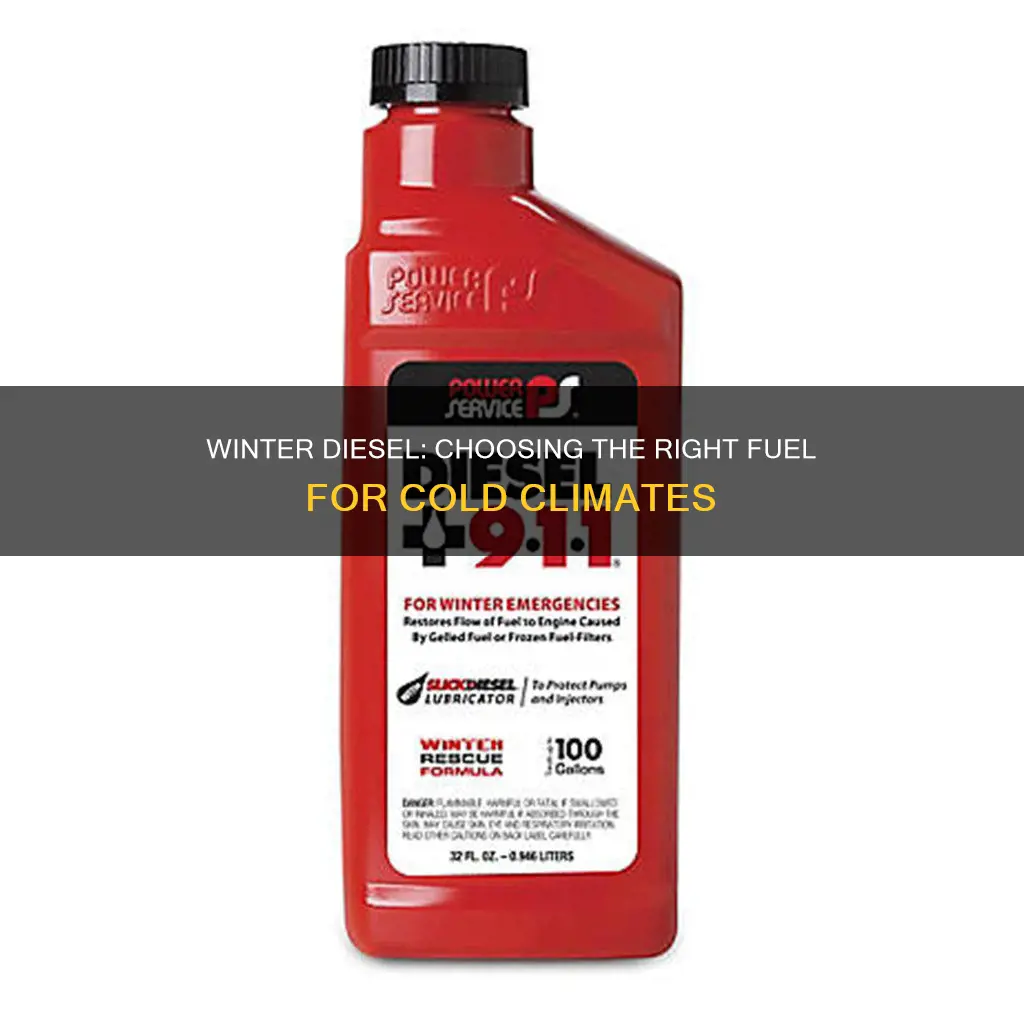 what diesel fuel to use in winter -25c