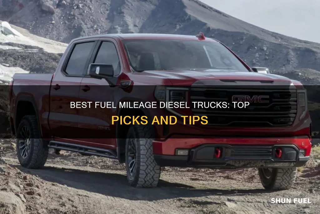 what diesel truck gets the best fuel mileage