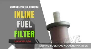 Inline Fuel Filter Installation: The Right Direction for Aluminum Filters