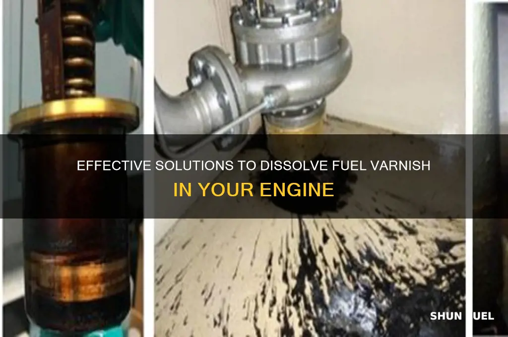 what dissolves fuel varnish