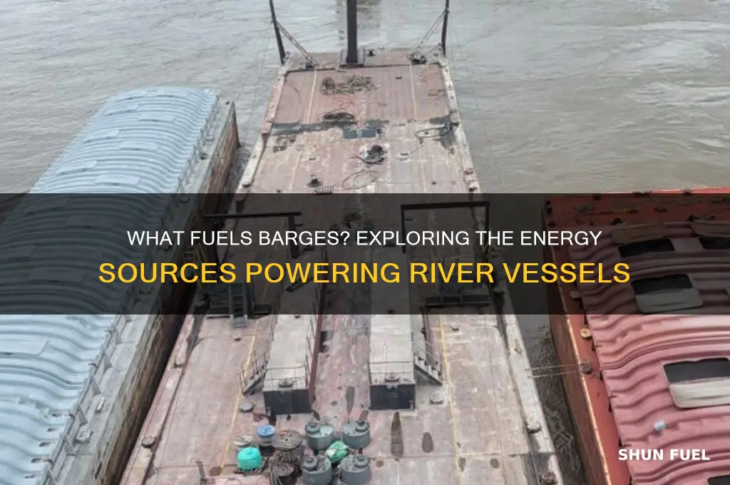 what do barges use as fuel