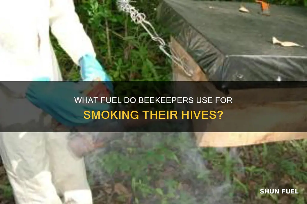 what do beekeepers use smoke fuel