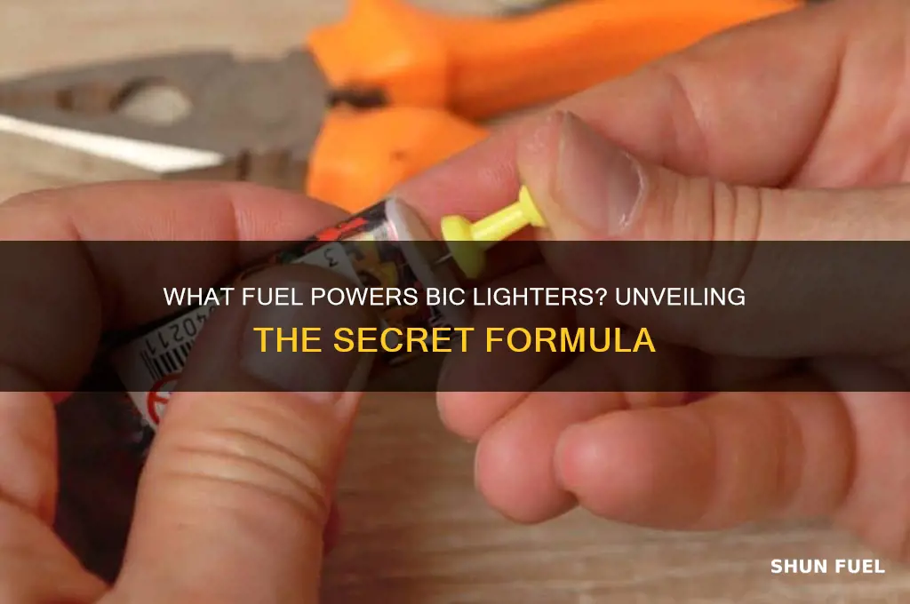 what do bic lighters use as fuel