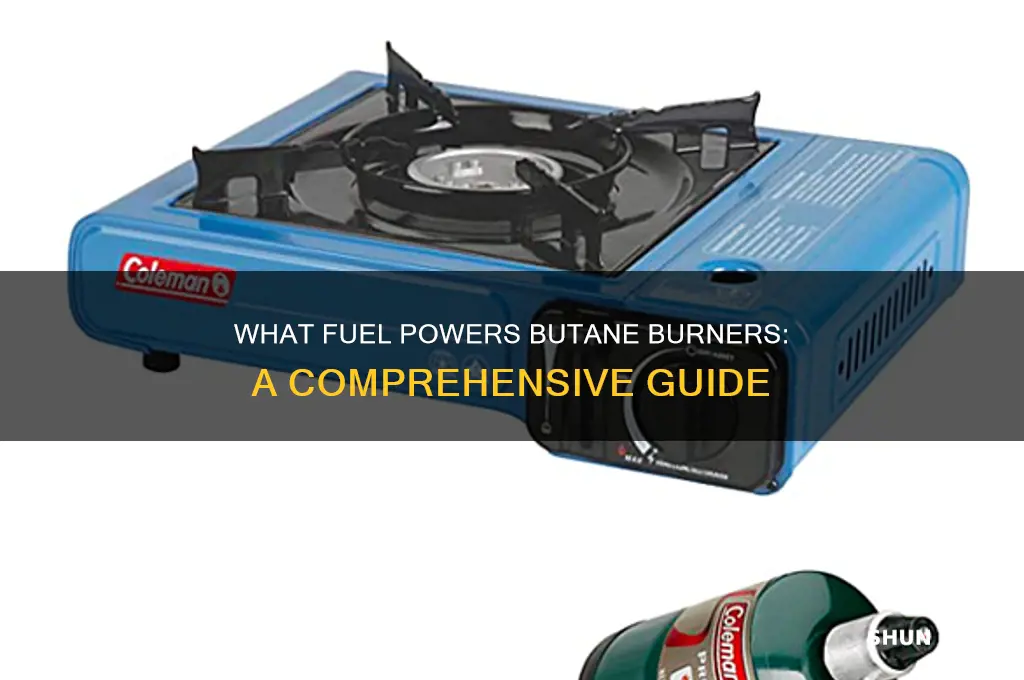 what do butane burners use as fuel