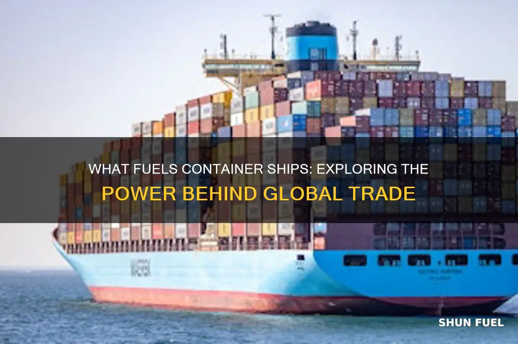 what do container ships use for fuel
