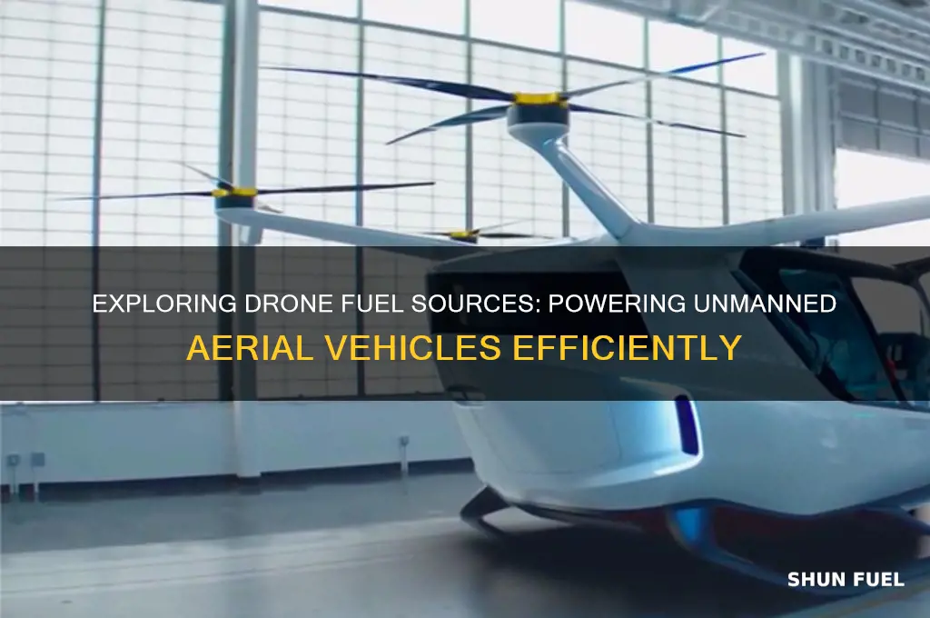 what do drones use for fuel
