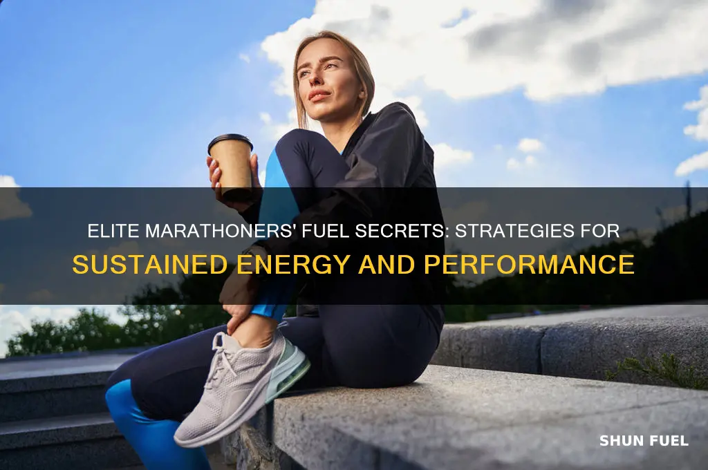 what do elite marathoners use for fuel