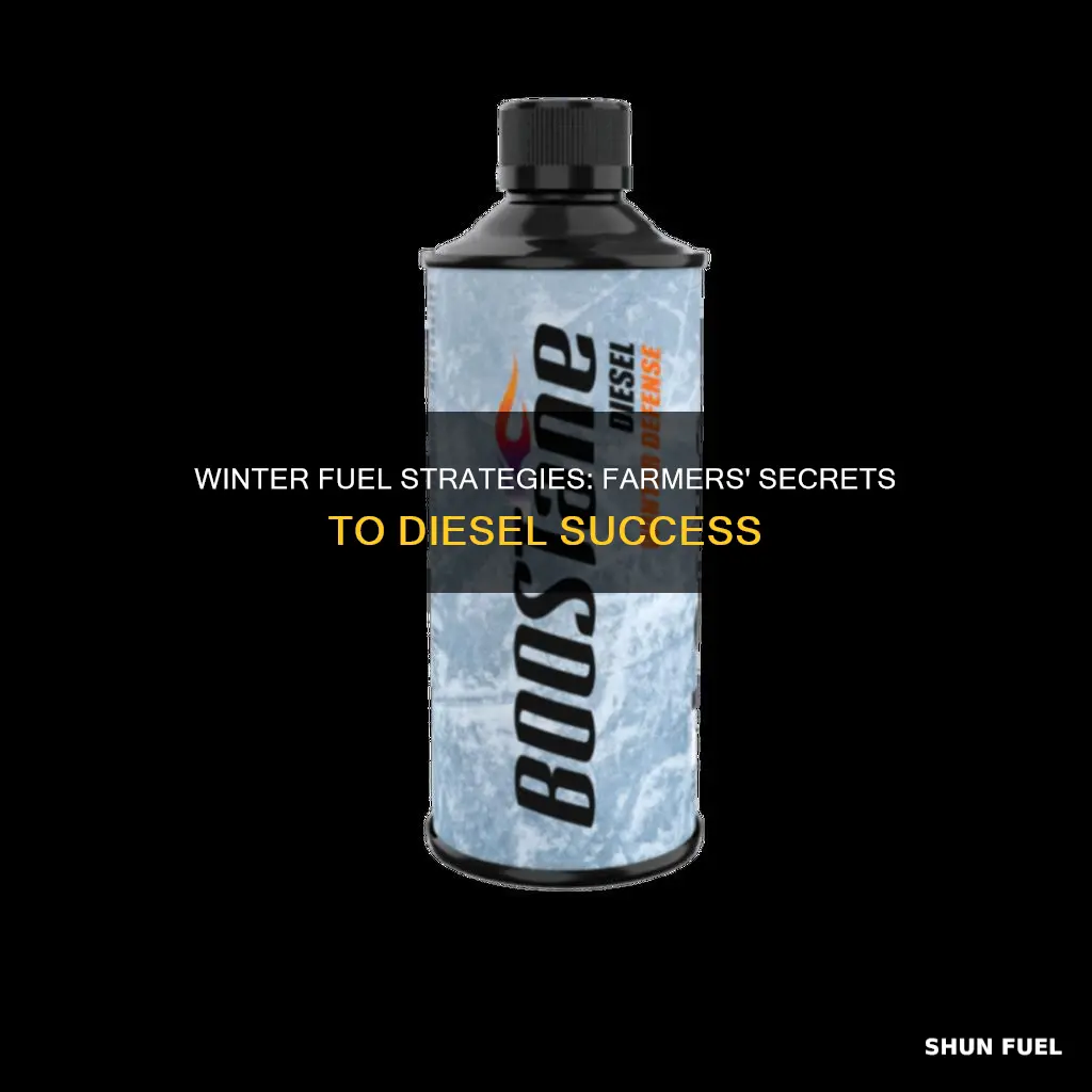 what do farmers mix with diesel fuel for the cold
