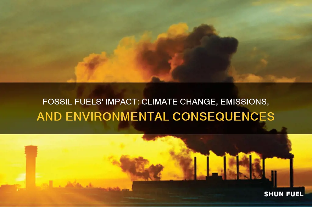 what do fossil fuels do to the climate