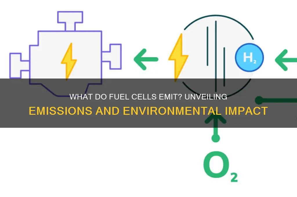 what do fuel cells emit