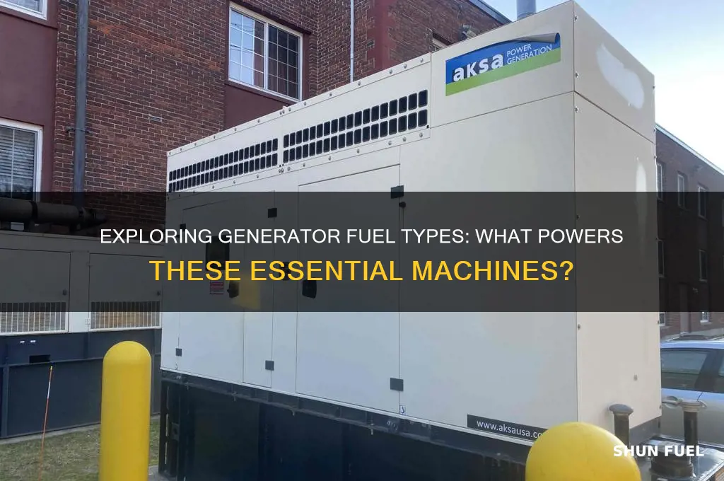what do generators use for fuel