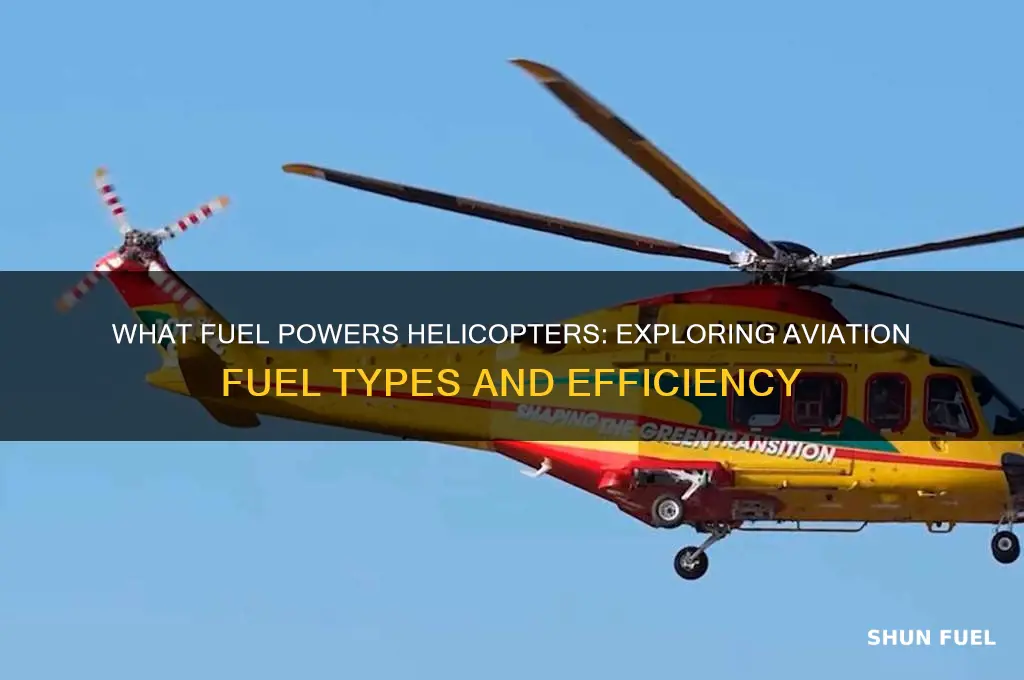what do helicopters use for fuel